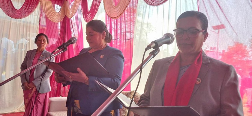 गण्डकीमा दुई मन्त्री नियुक्त, कांग्रेसबाट सरस्वती, माओवादीबाट सुशीला