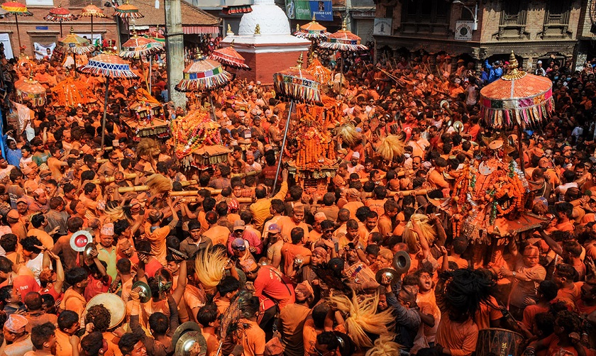 नुवाकोटमा सिन्दुरे जात्रा मनाइँदै