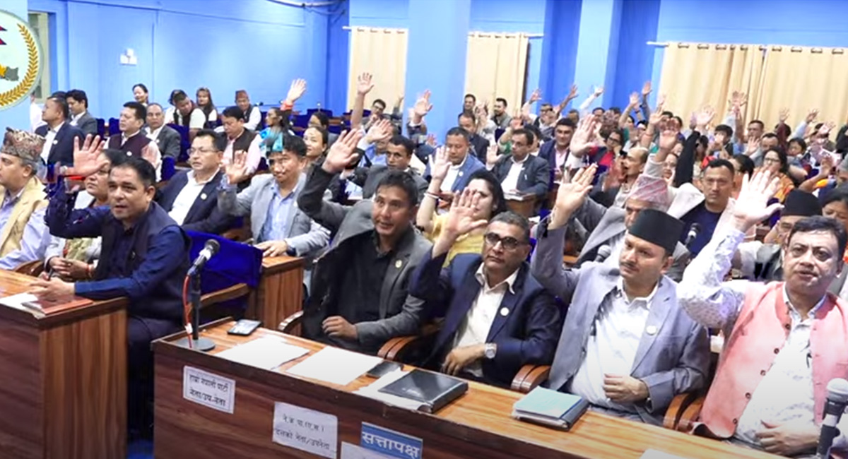 बागमती प्रदेशको बजेट बहुमतले पारित