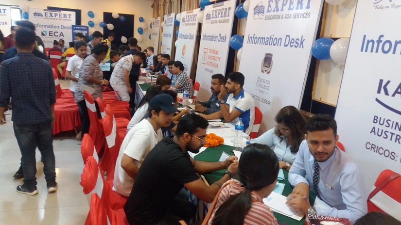 एक्सपर्टको ग्राण्ड अष्ट्रेलियन एजुकेशन सेमिनारमा विद्यार्थीको घुइँचो
