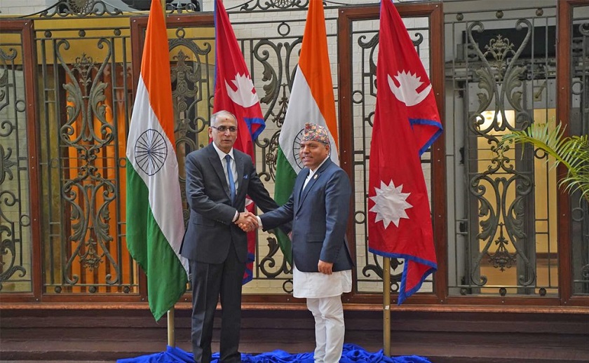 नेपाल–भारत विदेश सचिवस्तरीय संयन्त्रको बैठक सुरु