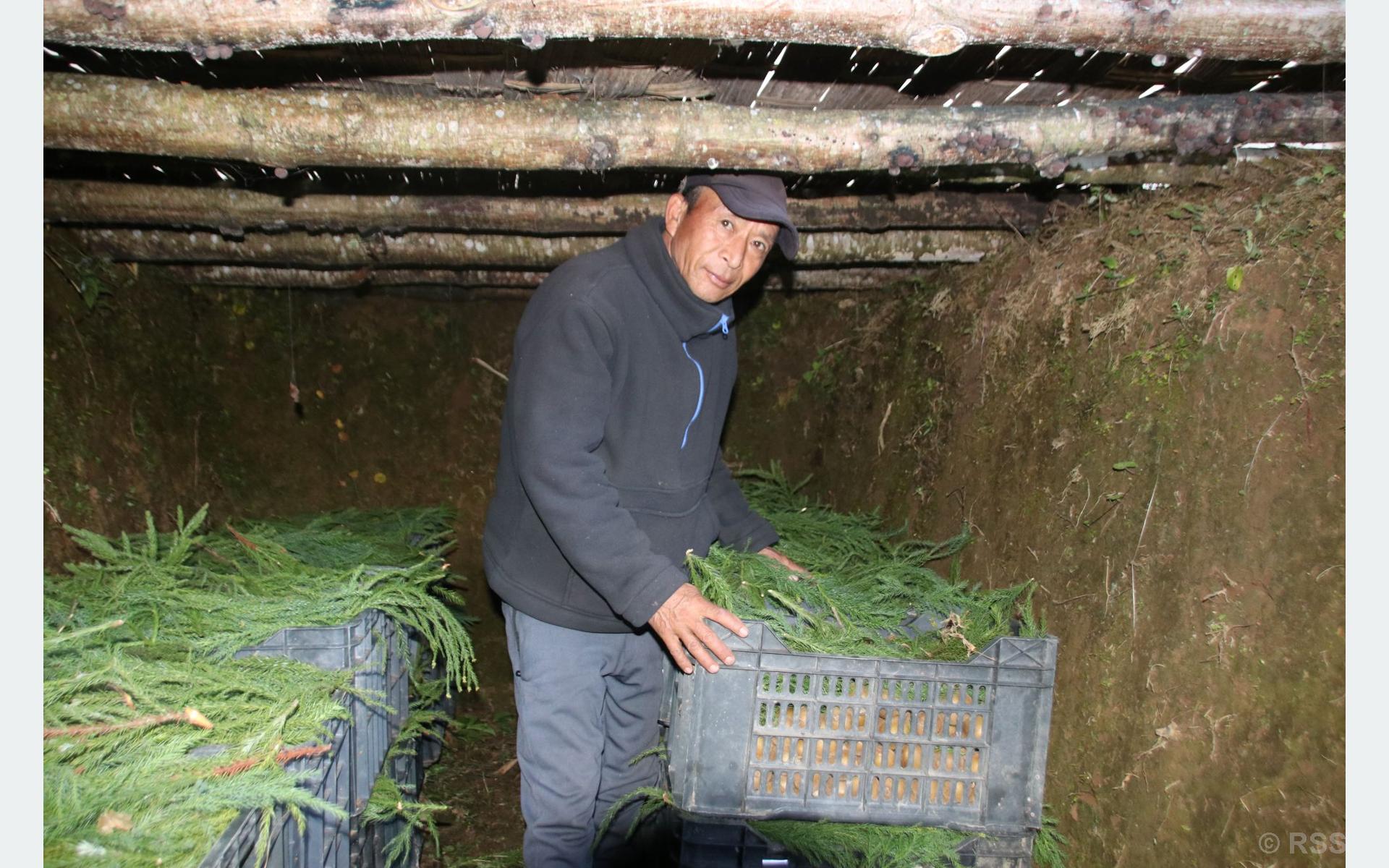 प्राकृतिक शीतभण्डारले किसानलाई राहत