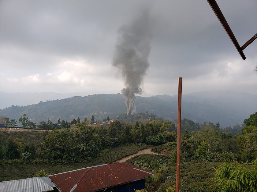 अन्तुभ्याली चिया उद्योगमा आगलागी