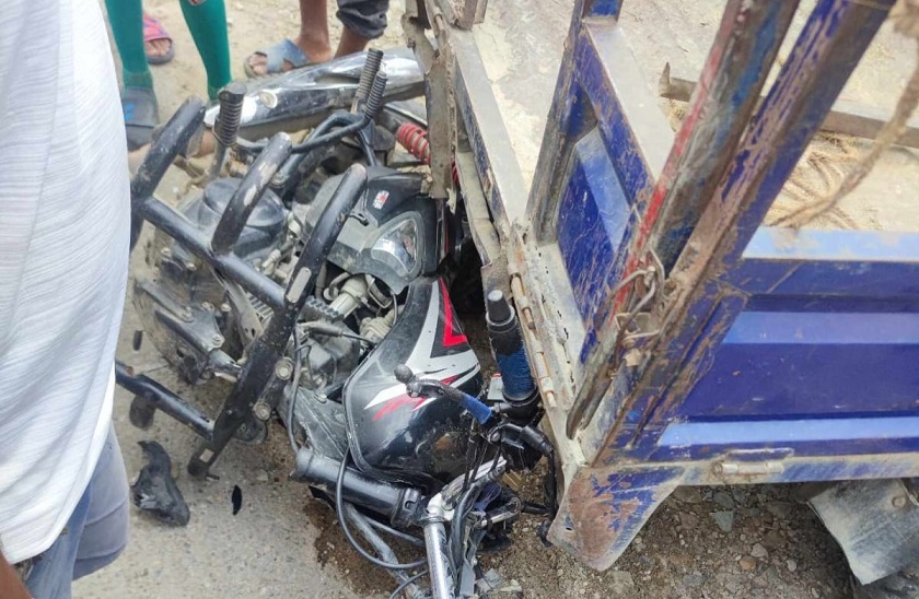निजगढमा ट्रायलमा निस्केको मोटरसाइकल दुर्घटना, एकको मृत्यु