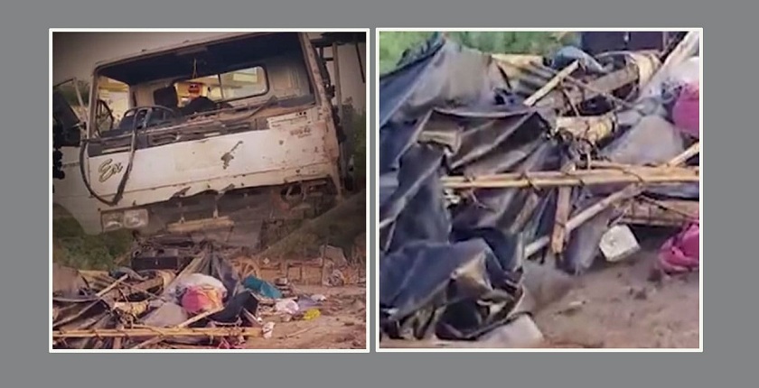 भारतको गुजरातमा सडक किनारका छाप्रामा ट्रक पस्दा आठ जनाको मृत्यु