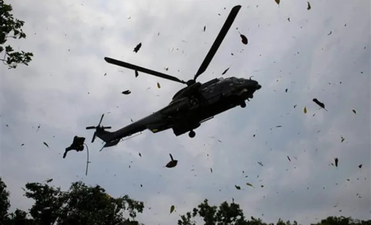 सेनाको हेलिकप्टर दुर्घटना हुँदा २ जनाको मृत्यु