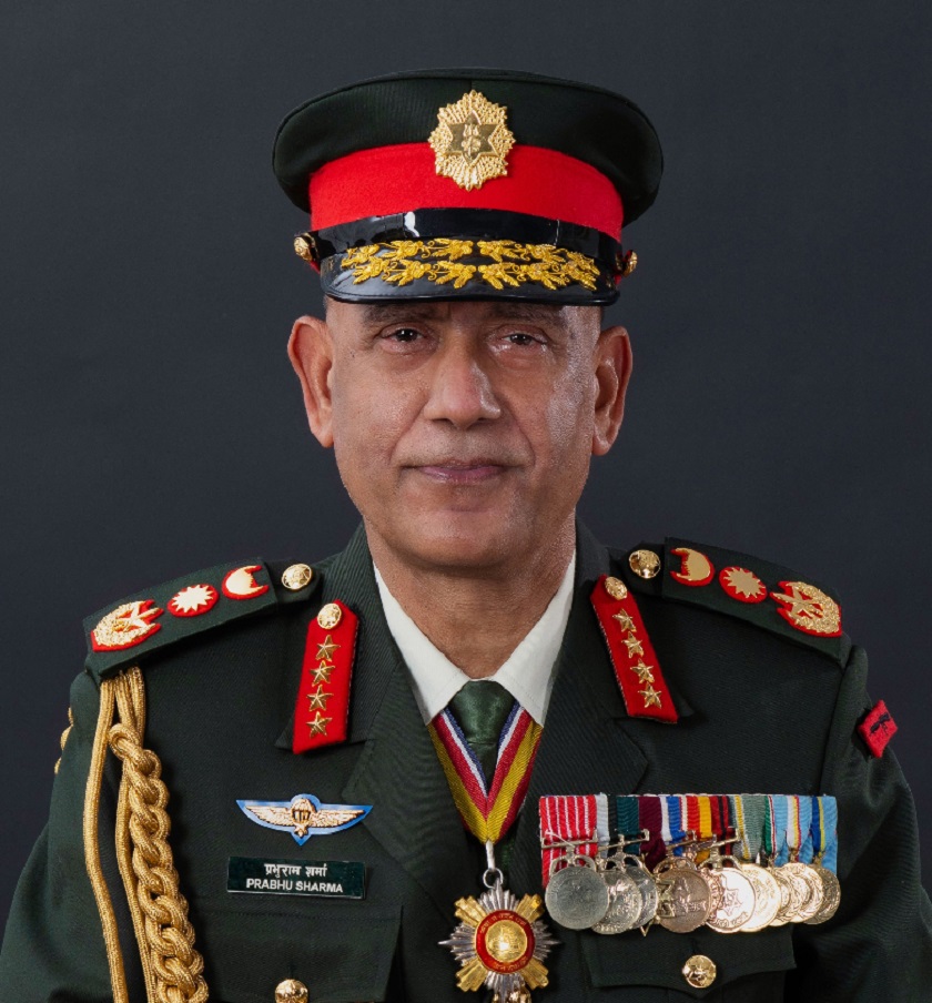 एक साता भ्रमणका लागि प्रधान सेनापति शर्मा आज चीन जाँदै