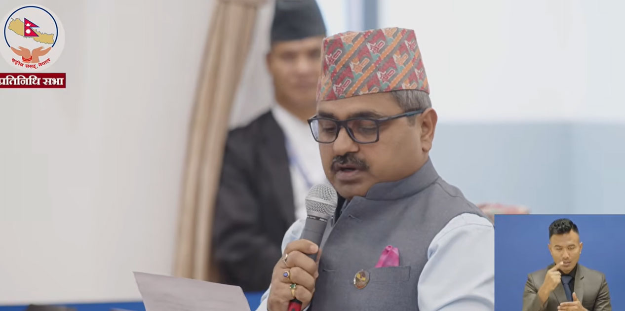 पूर्वगृहमन्त्री गुरुङसम्बन्धी छानबिन आयोगमाथि निगरानी आवश्यक’ : सांसद साह