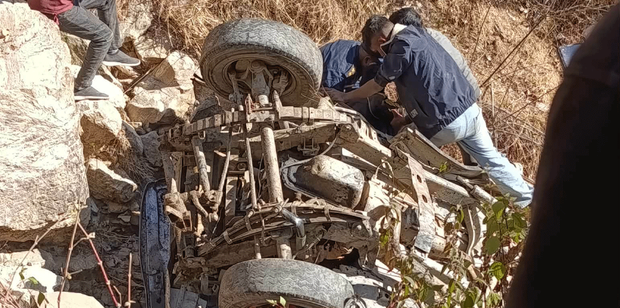 बैतडीमा जिप दुर्घटना: ३ जनाको मृत्यु, ६ जना घाइते