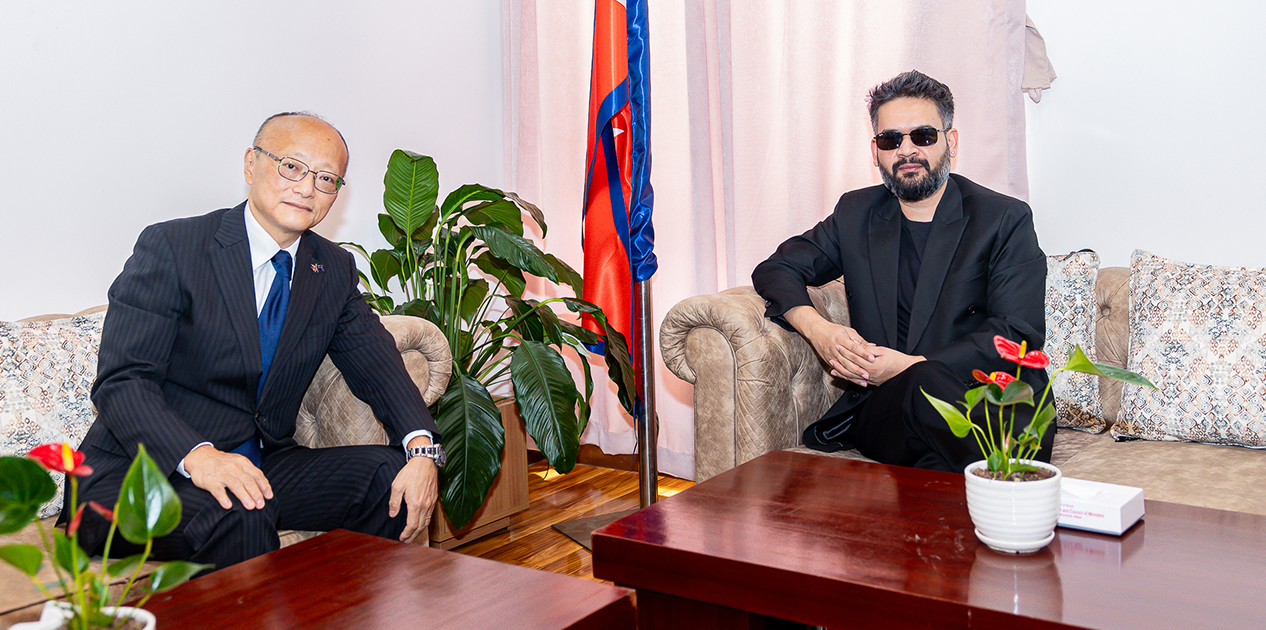 प्रधानमन्त्री शाह र एडीबीका अध्यक्ष कान्डाबीच भेटवार्ता
