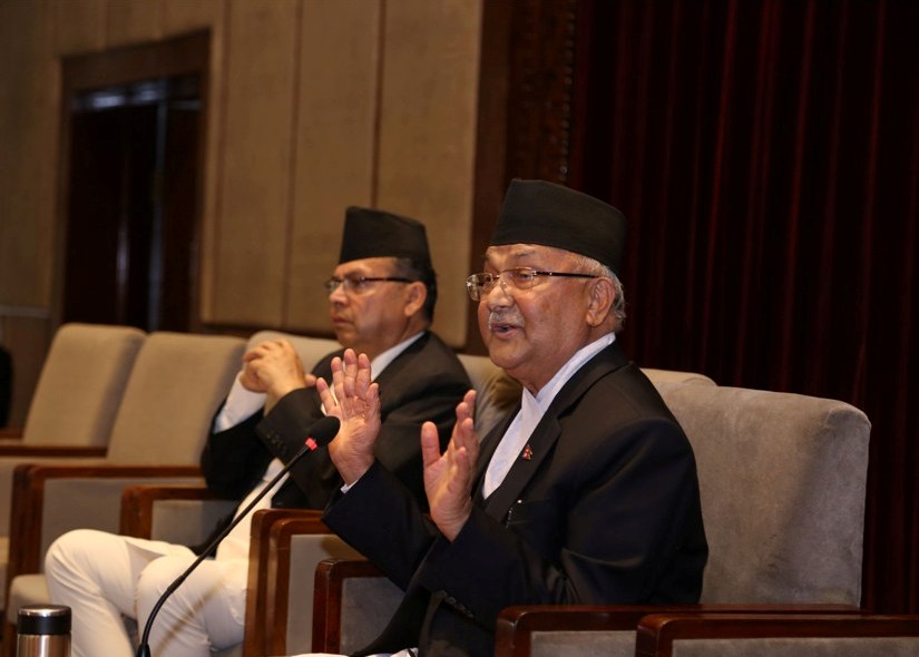 प्रतिपक्षी दलले कमजोर त्यान्द्रो समाएर आन्दोलन गर्न खोज्दैछ : प्रधानमन्त्री ओली