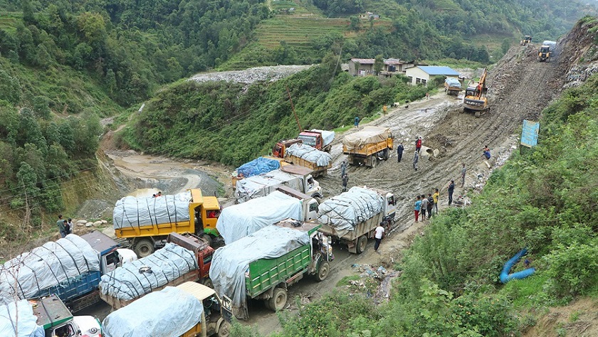 काठमाडौं उपत्यकाको फोहोर विसर्जनमा फेरि अवरोध