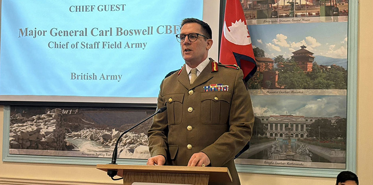 सहनशीलता, रणनीतिक सीपले नेतृत्व र सैन्य उत्कृष्टतालाई प्रतिबिम्बित गरेको छ : बेलायती सेना