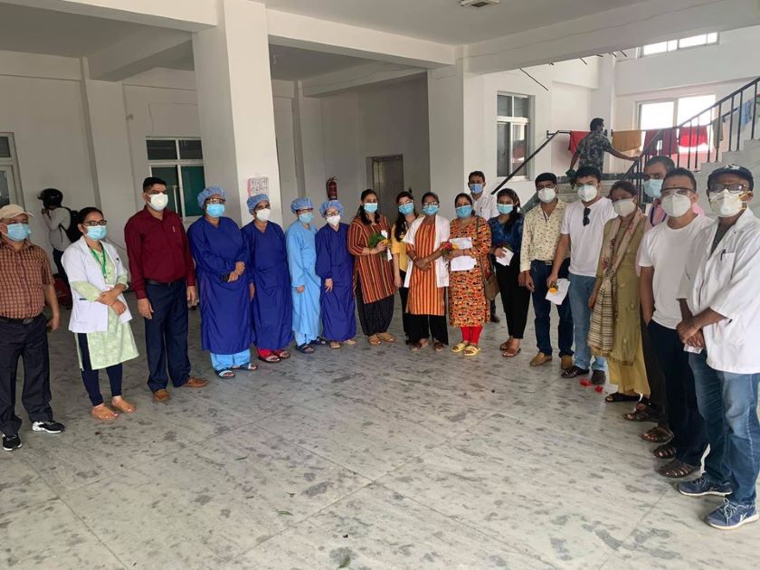 भरतपुर अस्पतालका सात जना स्वास्थ्यकर्मी कोरोनामुक्त