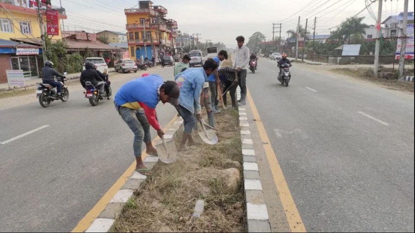 भरतपुर महानगर : सडक निर्माण तीब्र