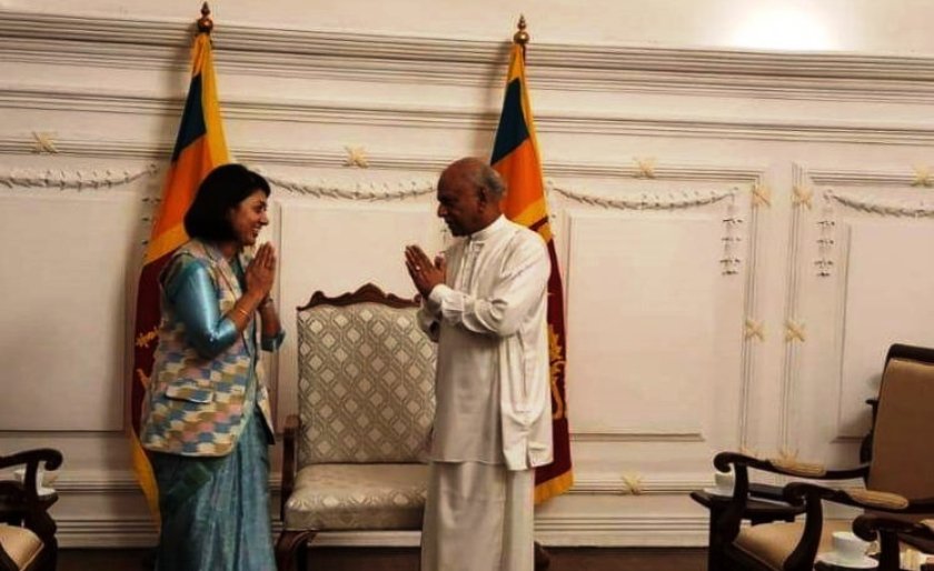 श्रीलंकाका प्रधानमन्त्री र परराष्ट्रमन्त्री पौड्यालबीच भेटवार्ता