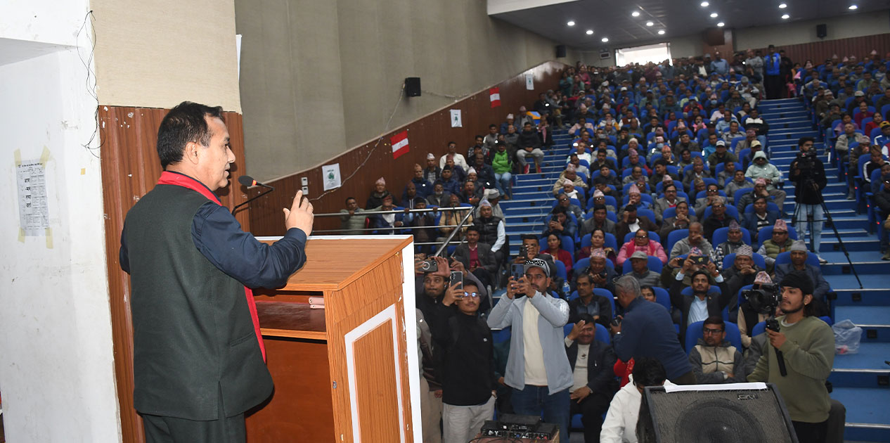 आसन्न निर्वाचनमा मतदाताले गम्भीर भएर निर्णय लिनुपर्नेमा विश्वप्रकाश शर्माको जोड