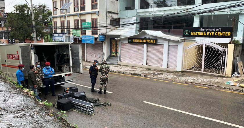 आँखा अस्पतालमा शंकास्पद वस्तु भेटियो, बम रहेको आशंका