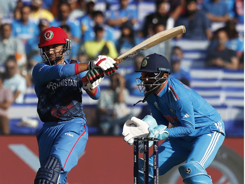विश्वकप क्रिकेटमा अफगानिस्तानले भारतलाई २७२ रन लक्ष्य