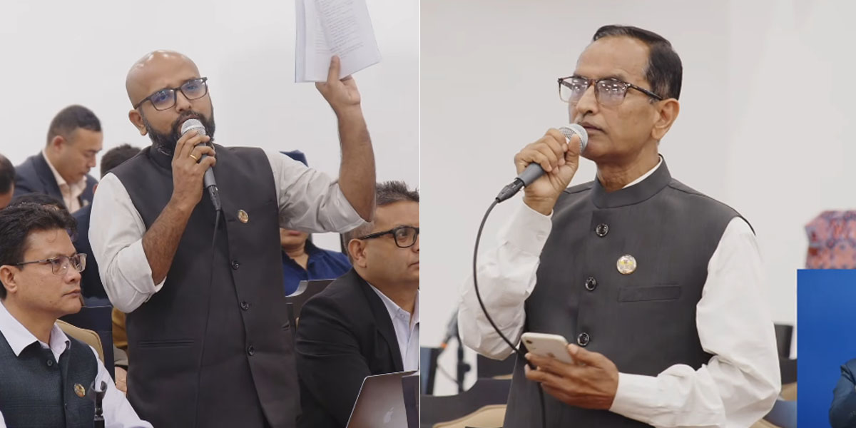 सभामुखको भूमिकामा कांग्रेस सांसदले प्रश्न उठाएपछि रास्वपाको आपत्ति