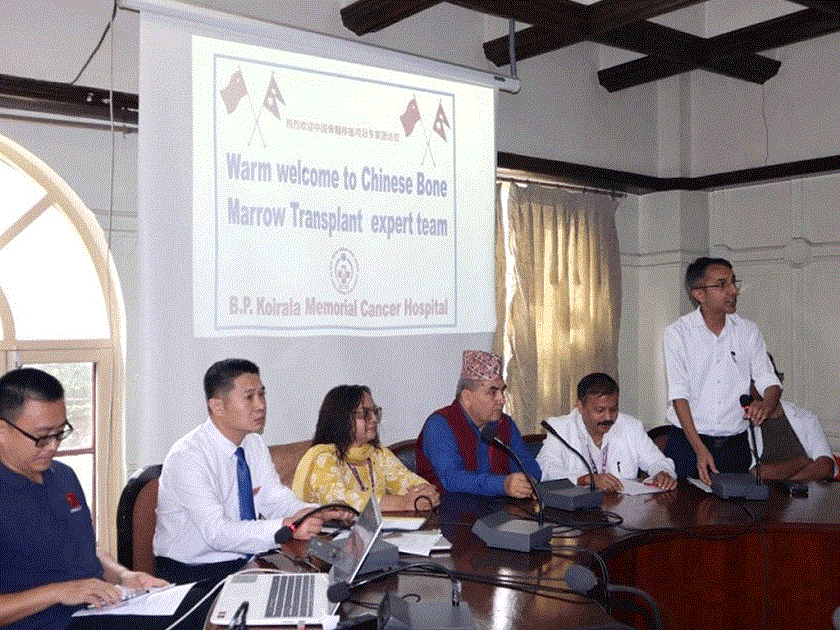 बोनम्यारो प्रत्यारोपण केन्द्र सञ्चालनबारे बुझ्न चिनियाँ टोली चितवनमा