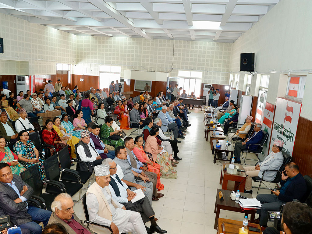 काँग्रेस केन्द्रीय समिति बैठक जारी