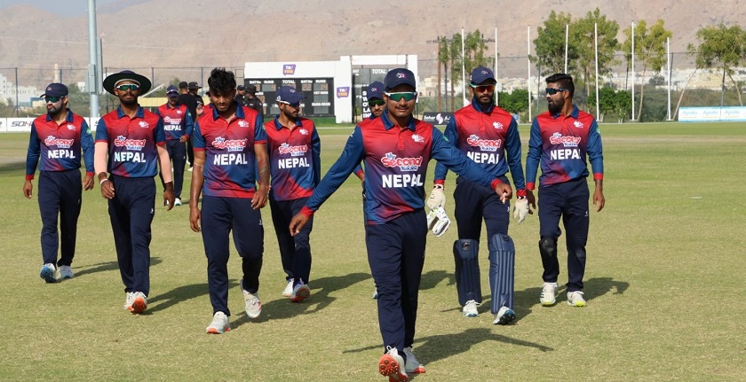 अमेरिकासँगको पहिलो अभ्यास खेलमा नेपाल चार विकेटले पराजित