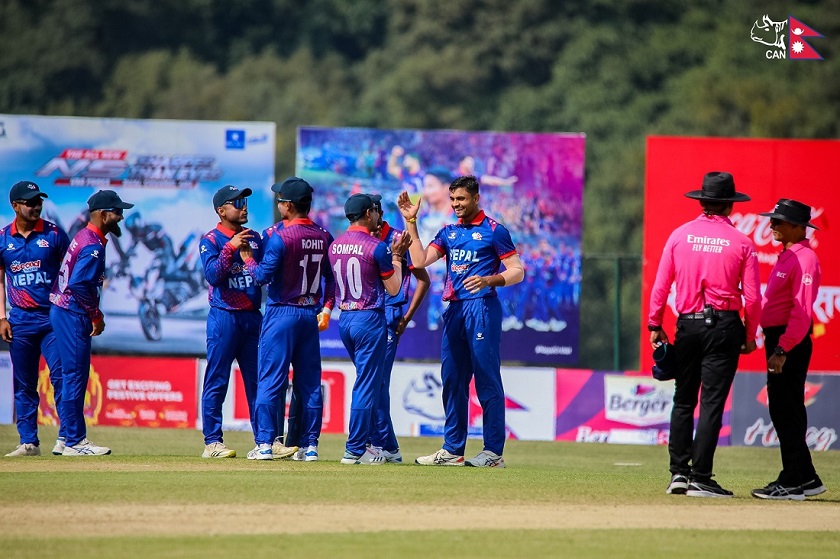 युएईविरुद्ध नेपाल सात विकेटले विजयी