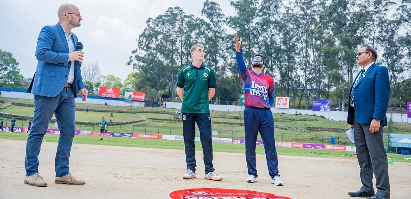 नेपाल ए र आयरल्याण्ड वोल्भ्सबीचको दोस्रो टी-२० खेल हुदै
