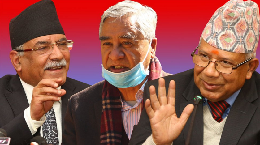 गोविन्द भट्टराईलाई भोट माग्न प्रधानमन्त्री प्रचण्ड, देउवा र माधव नेपाल तनहुँ जाने