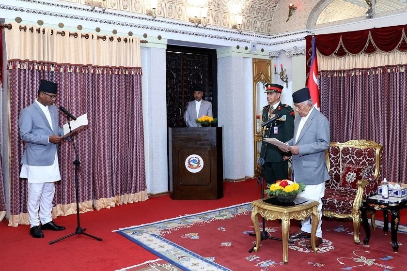 थाईल्याण्डका राजदूत धनबहादुर वलीले लिए शपथ
