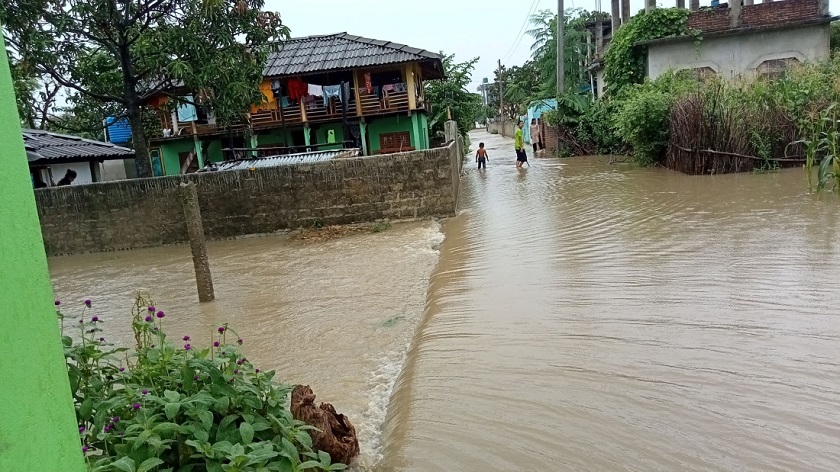 बाढीबाट गोदावरीधामका मठमन्दिरमा क्षति