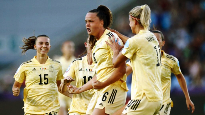 महिला युरो च्याम्पियनसिप : समूह चरणको अन्तिम खेलमा बेल्जियमको जीत
