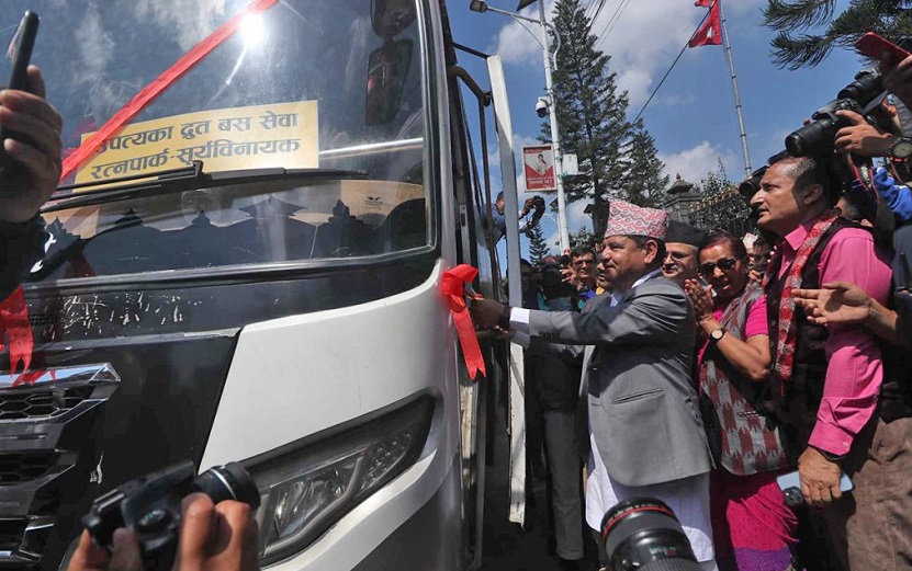 द्रुत बस सेवाको सुविधा अब अनलाइन प्रणालीबाट