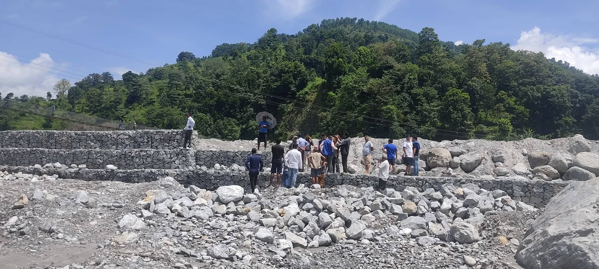 मेलम्ची करिडोरमा २९ वटा तटबन्ध निर्माण
