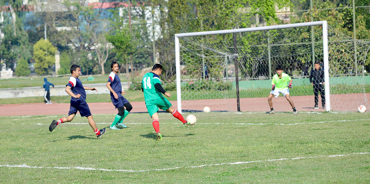 मैत्रीपूर्ण खेलमा सेनाको टोली विजयी