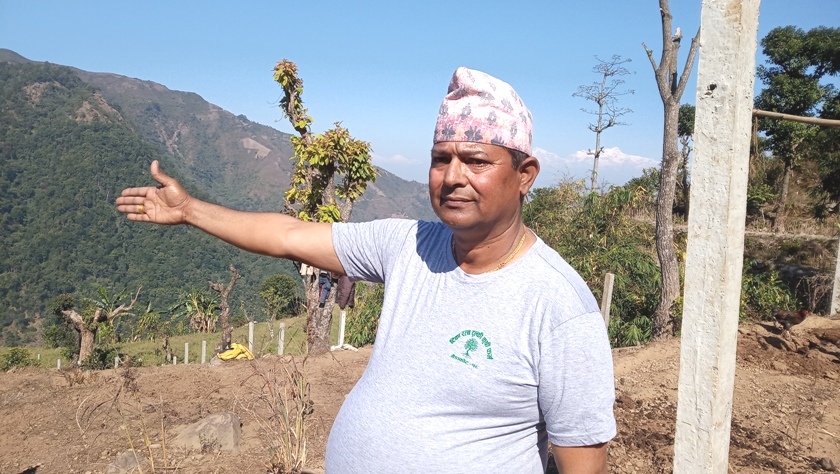 बाँदर लड्ने भीरमा जनप्रतिनिधिको कृषि कर्म