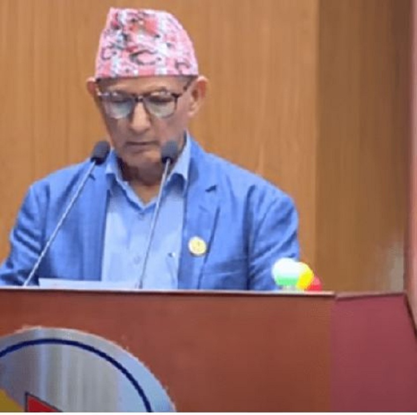 राष्ट्रिय भूमि आयोगलाई सरकारले विनियोजन गरेको बजेटप्रति मेरो विमति छ : सांसद भट्टराई