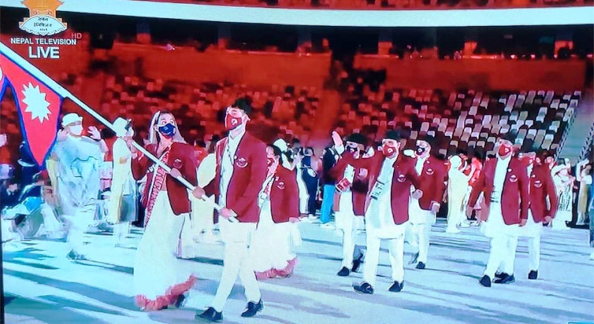 टोकियोमा ओलम्पिक खेलकुद प्रतियोगिता शुरु, नेपालका तर्फबाट गौरिका सिंहले गरिन् मार्च पासको नेतृत्व