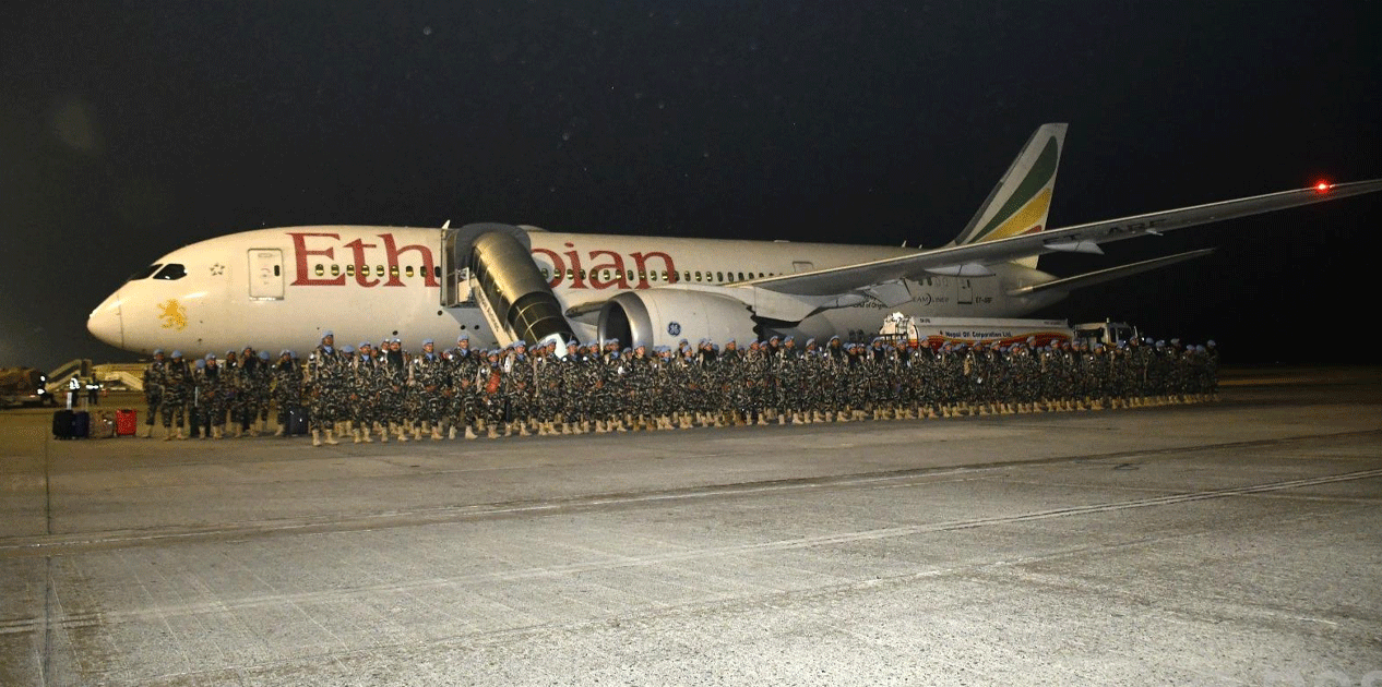 नेपाली शान्ति सैनिकको अदलीबदली