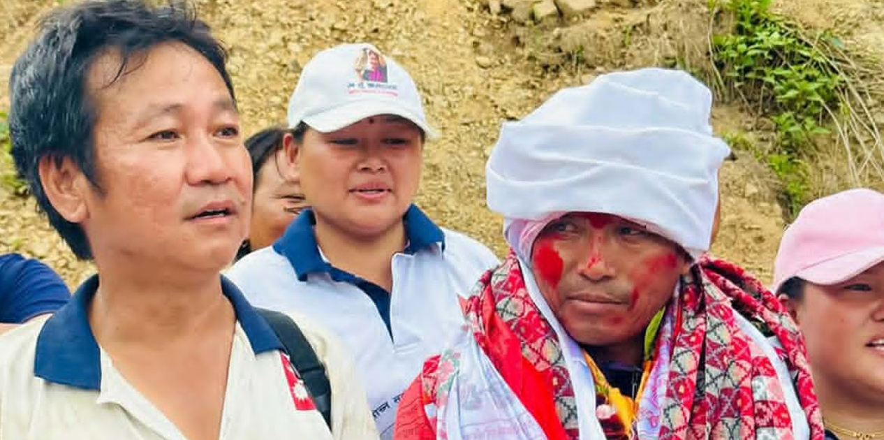 हर्क साम्पाङद्वारा धनबहादुर राईलाई धरानको मेयरको उम्मेदवारका रुपमा अघि सार्ने घोषणा