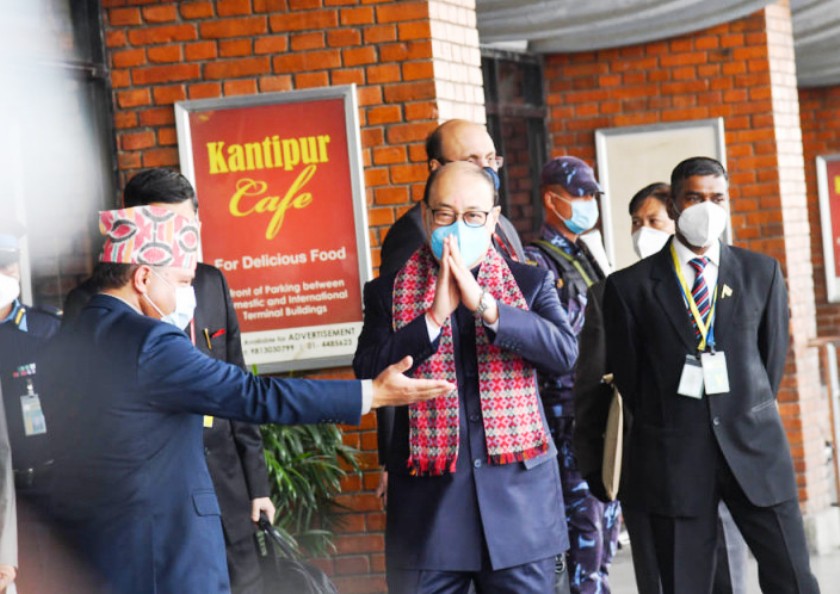 भारतीय विदेश सचिव हर्षबर्द्धन आइपुगे नेपाल