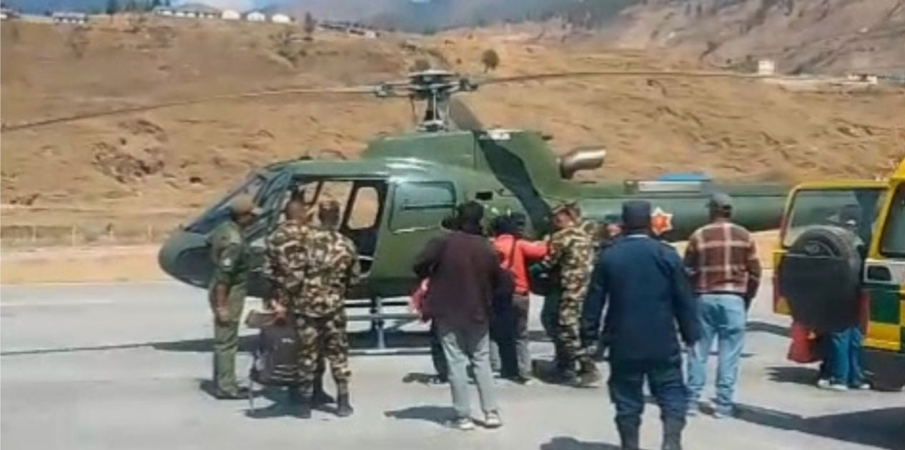  जुम्लाबाट हवाई उद्धार गरिएकी सुत्केरी महिलाको उपचारका क्रममा मृत्यु