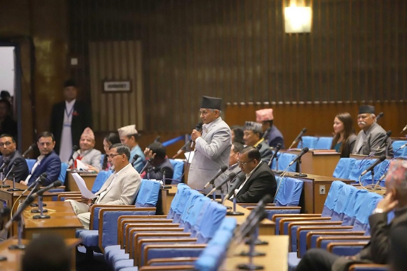 अर्थमन्त्री पौडेल छलफलमा उपस्थित नभएको भन्दै आपत्ति
