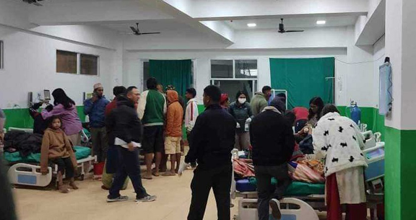 भूकम्प : रुकुम पश्चिममा ३० जना उपचारपछि घर फर्किए