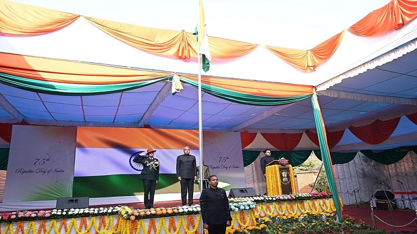 भारतीय दूतावासले मनायो आफ्नो ७५औं गणतन्त्र दिवस