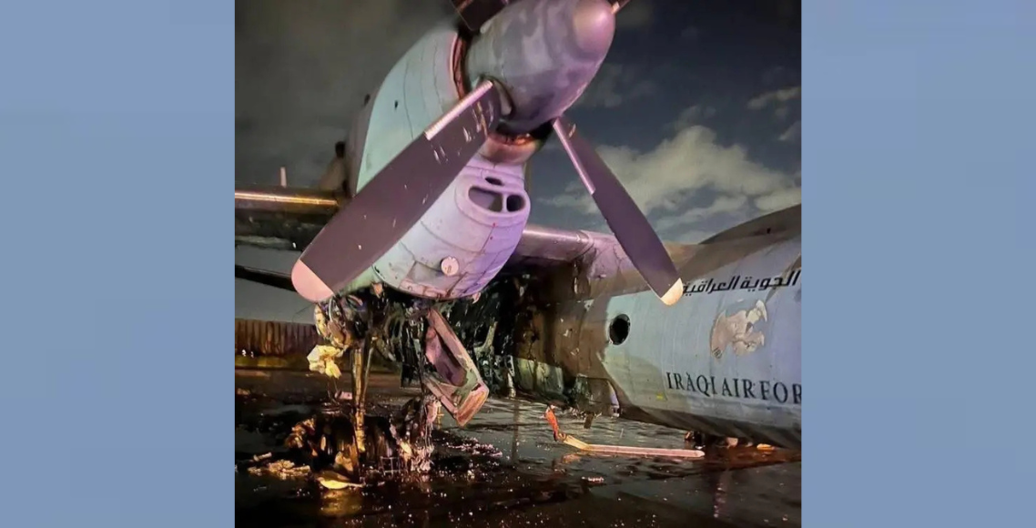 क्षेप्यास्त्रले इराकमा वायुसेनाको विमान ध्वस्त