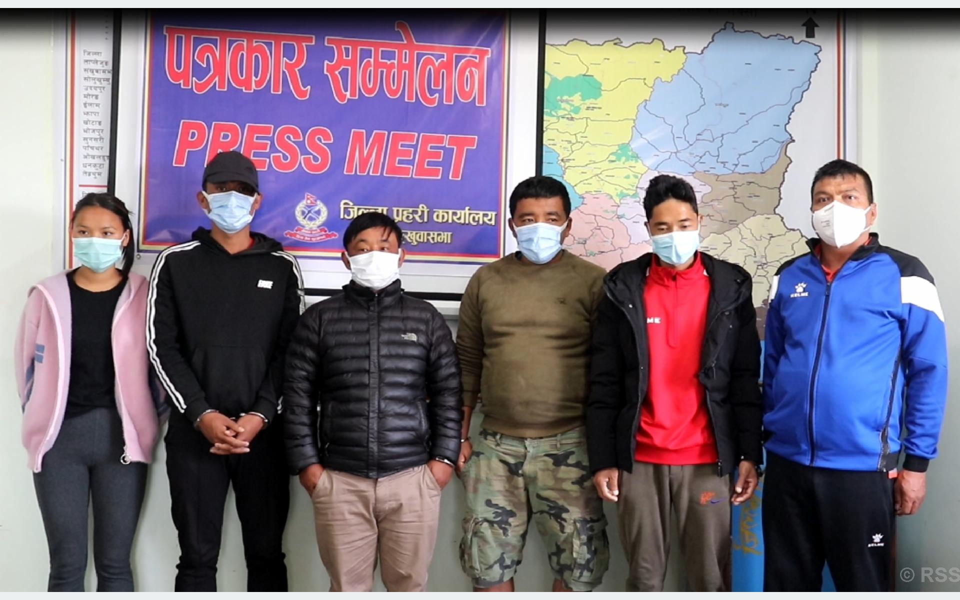 जग्गा ठगीको आरोपमा वडाध्यक्ष र मालपोत कर्मचारीसहित सातजना पक्राउ