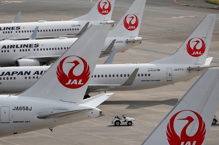 आँधीका कारण जापानका ४९ उडान रद्ध