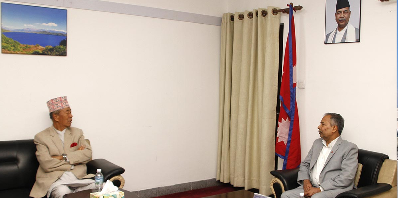 उपराष्ट्रपति यादव र प्रदेश प्रमुखबीच भेटवार्ता